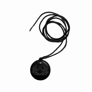 Shungite pendant "Gemini"