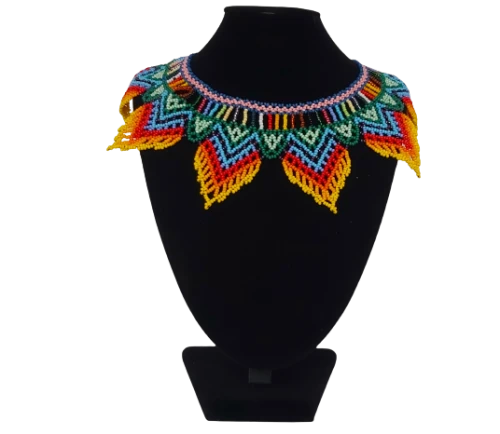 Naszyjnik Etniczny "Hojas De Naranja" z Kolumbii