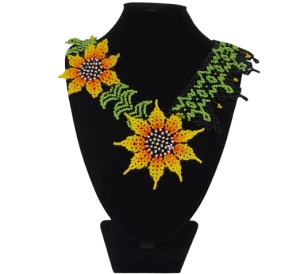 Ethnic Necklace "Un Campo De Girasoles" from Colombia