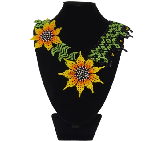 Naszyjnik Etniczny "Un Campo De Girasoles" z Kolumbii