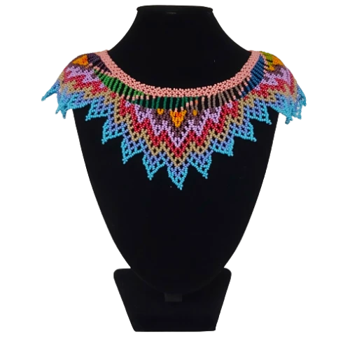 Naszyjnik Etniczny "Azul Delicado" z Kolumbii