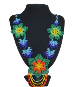  Ethnic Necklace "Céu Verde" from Colombia