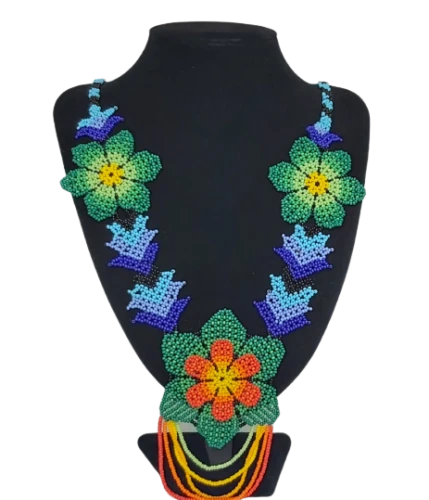 Naszyjnik Etniczny "Céu Verde"
z Kolumbii (Putumayo)