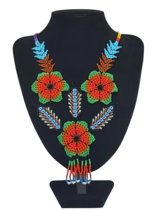Ethnic Necklace "Coração Vermelho" from Colombia