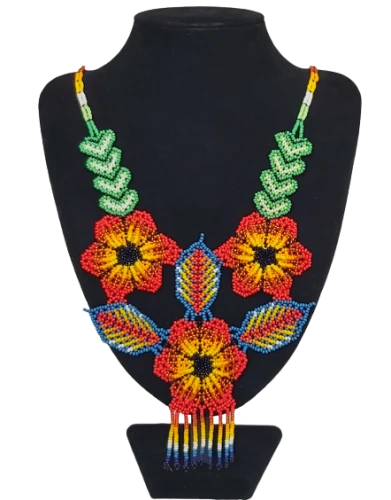 Naszyjnik Etniczny "Três Flores" z Kolumbii