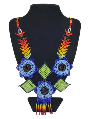 Naszyjnik Etniczny "Olhos Da Selva" z Kolumbii