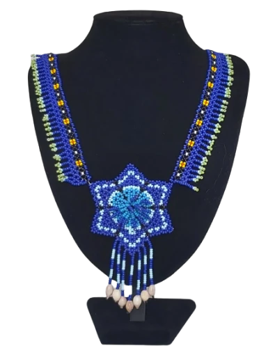 Naszyjnik Etniczny "Estrela Azulz" z Kolumbii