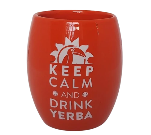 Kubek do Yerba Mate 200 ml pomarańczowy