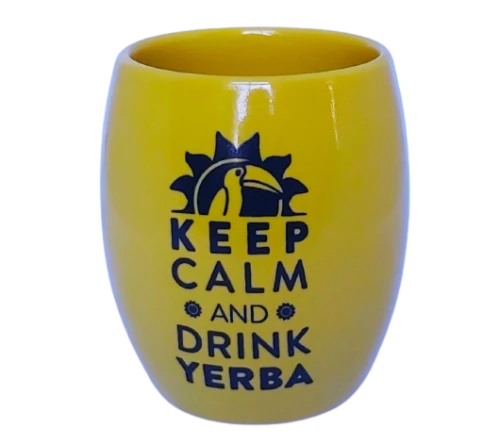 Kubek do Yerba Mate 200 ml żółty