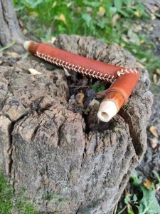 Tepi Leather Walnut Mahogany