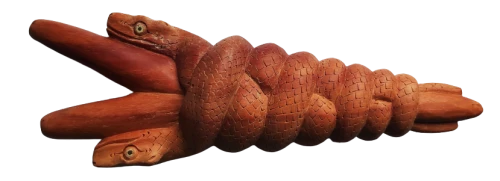 "DOUBLE SNAKE" Kuripe z Drewna Sawo (Manilkara kauki)