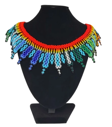 Naszyjnik Etniczny "Profundidad Azul" z Kolumbii