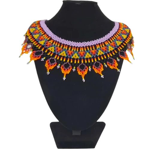 Naszyjnik Etniczny "Campo De Lavanda" z Kolumbii