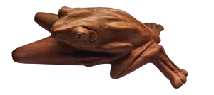 "KAMBO FROG" Kuripe from Crocodile Wood (Zanthoxylum rhetsa) 