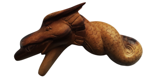 "DRAGON" Kuripe z Drewna Palisandra Indyjskiego (Dalbergia latifolia)