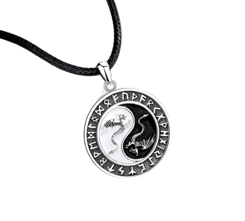 Pendant "RUNIC YIN YANG" Silver 925