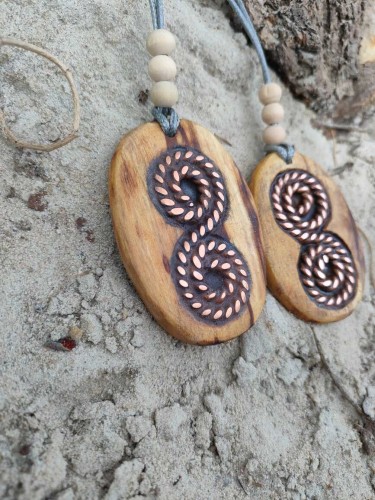 Tensor Necklace from Palo Santo "INFINITY" RA-MU 404MHZ