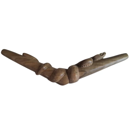 "SNAKE" Tepi Made of Crocodile Wood (Zanthoxylum rhetsa)