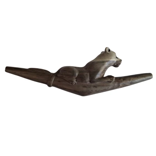 "LIONESS" Tepi Made of Dark Waru Wood (Acacia melanoxylon)