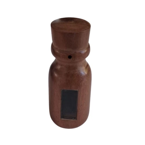 Rapé Bottle Made of Waru Wood (Hibiscus tiliaceus)