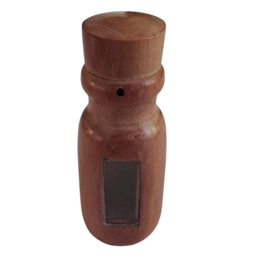 Rapé Bottle Made of Sawo Wood (Manilkara kauki)