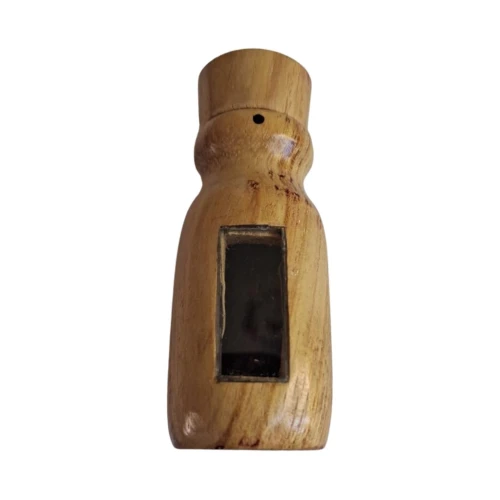 Rapé Bottle Made of Jackfruit Wood (Artocarpus heterophyllus)