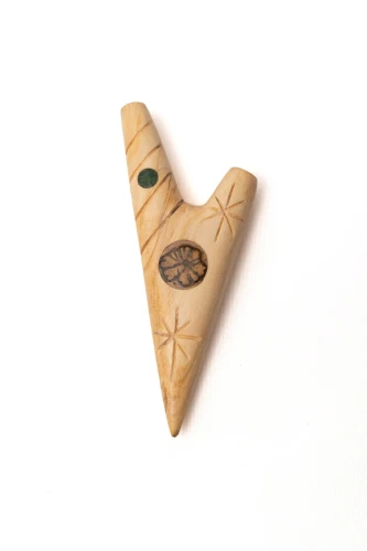 "TURQUESA" Kuripe from Palo Santo wood (Bursera graveolens)