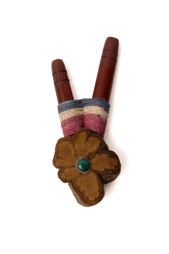 "ARTESANO" Kuripe from Palo Sangre wood (Brosimum rubescens)