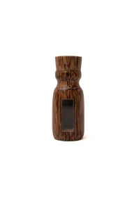 Rapé-Flasche aus Kokosholz (Cocos nucifera)
