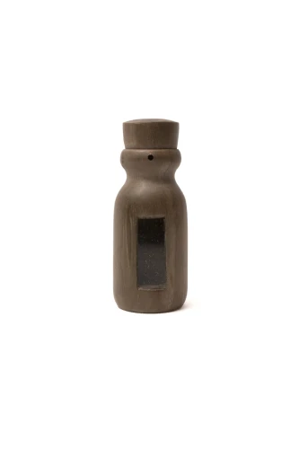 Rapé Bottle Made of Dark Waru Wood (Acacia melanoxylon)