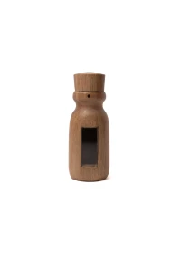 Rapé-Flasche aus Teakholz (Tectona grandis)