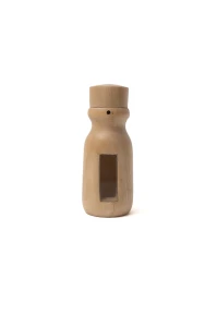 Rapé-Flasche aus Jackfruchtholz (Artocarpus heterophyllus)