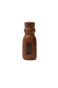 Rapé-Flasche aus Waru-Holz (Hibiscus tiliaceus)