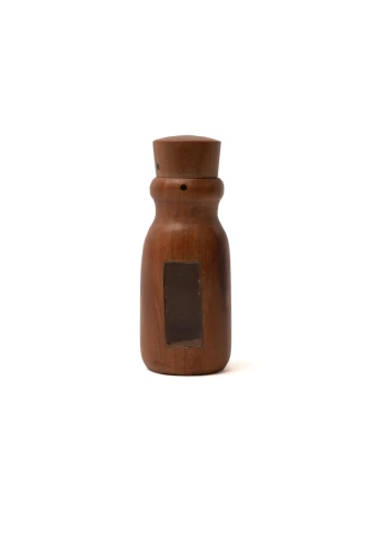 Rapé Bottle Made of Waru Wood (Hibiscus tiliaceus)