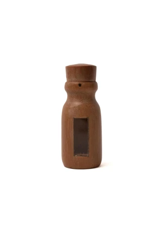 Rapé Bottle Made of Sawo Wood (Manilkara kauki)