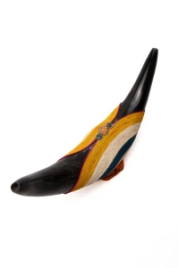 "SOL" Decorated Tepi from Horn