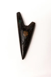 "ESTRELLA" Kuripe from Chonta wood (Astrocaryum chonta)