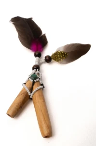 "PUREZA" Kuripe from Palo Santo wood (Bursera graveolens)
