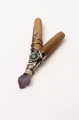 "SERPIENTE" Kuripe made from Palo Santo wood (Bursera graveolens)