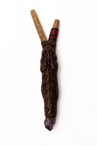"SABIDURÍA" Kuripe from Palo Sangre wood (Brosimum rubescens)